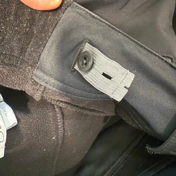 Obermeyer Teen Girls Snow Jolie Softshell Pant Black Medium Adjustable Length - Picture 3 of 11